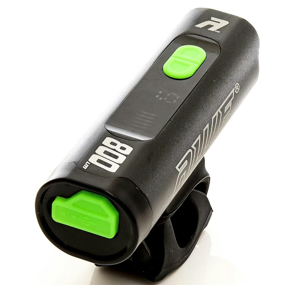 image 1 of AWE AWESUM800 800 Lumens SUPER BRIGHT LED USB Rechargeable Bike Front Light