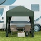 image 8 of Outsunny 2mx2m Pop Up Gazebo Party Tent Canopy Marquee with Storage Bag Green