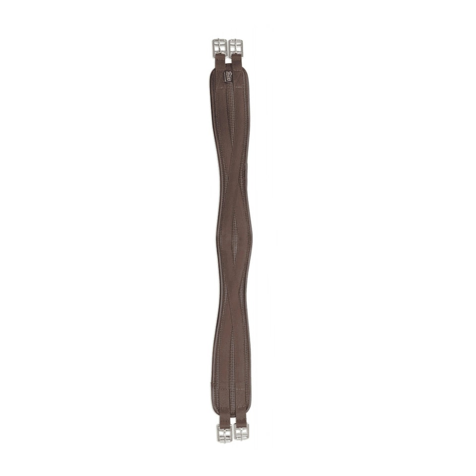 image 1 of Shires Anti-Chafe Elastic Horse Girth - Brown - 52in