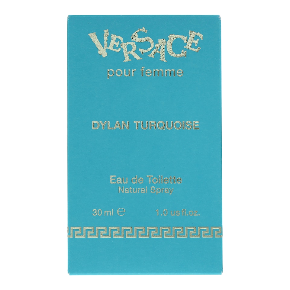 image 1 of Versace Dylan Turquoise Pour Femme Womens EDT 30ml Fragrance | Clear | blue | 30ml