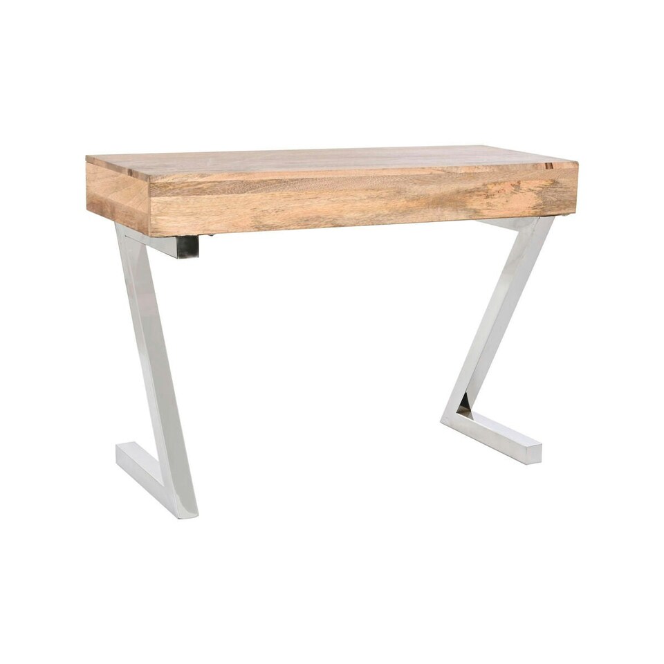 image 1 of Hall Table with Drawers Home ESPRIT Brown Silver Light brown 110 x 40 x 76 cm 110 x 41,5 x 76 cm (3 Pieces) N/A