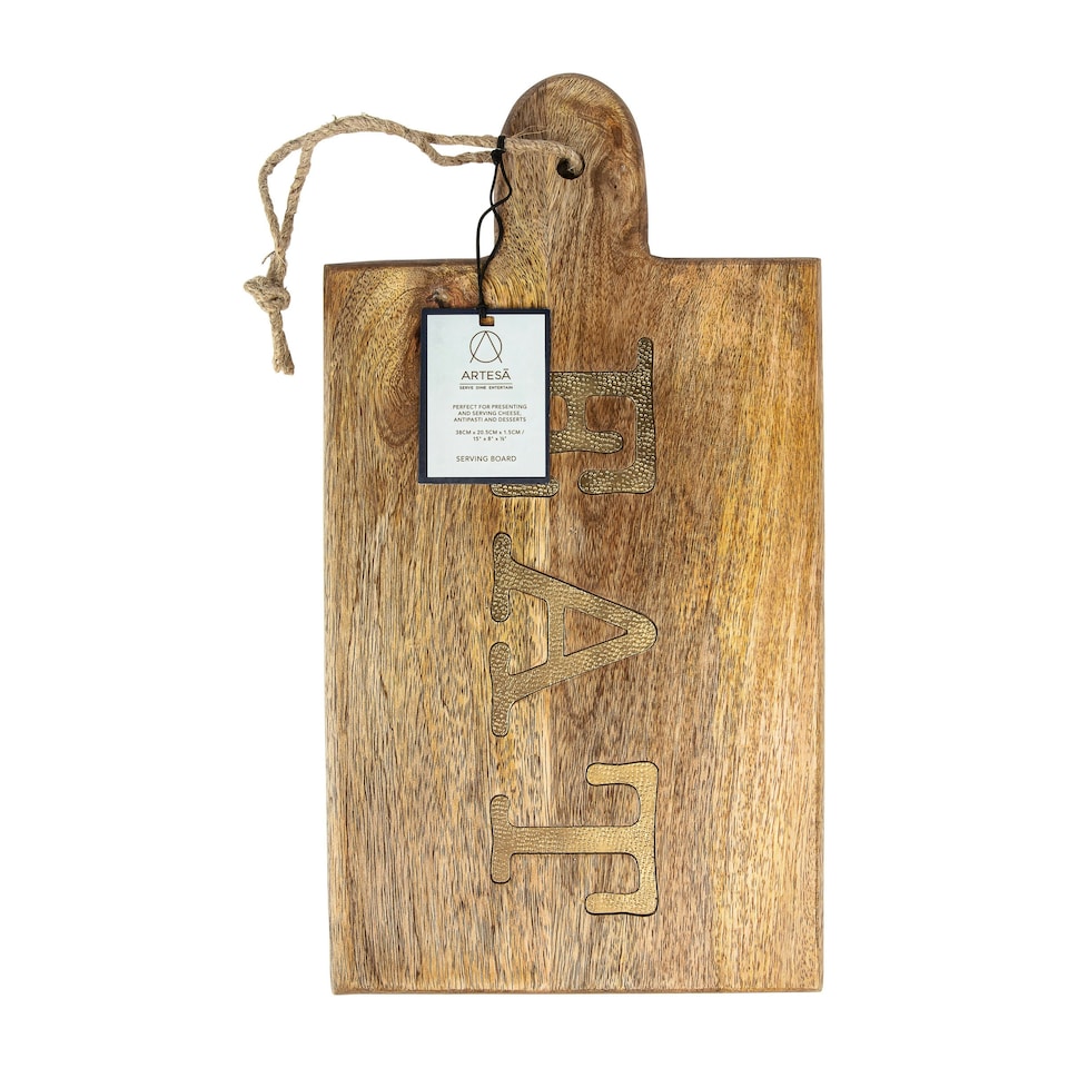image 1 of Artesà Mango Wood Paddle Serving Board