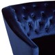image 5 of Interiors by Premier Darwin Blue Velvet Chair