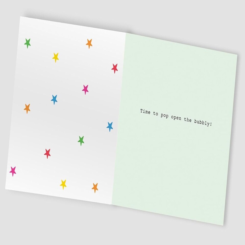 image 1 of Celebrate It's Your Birthday Pop-Tastic Fun! Birthday Hand-Finished Greeting Card