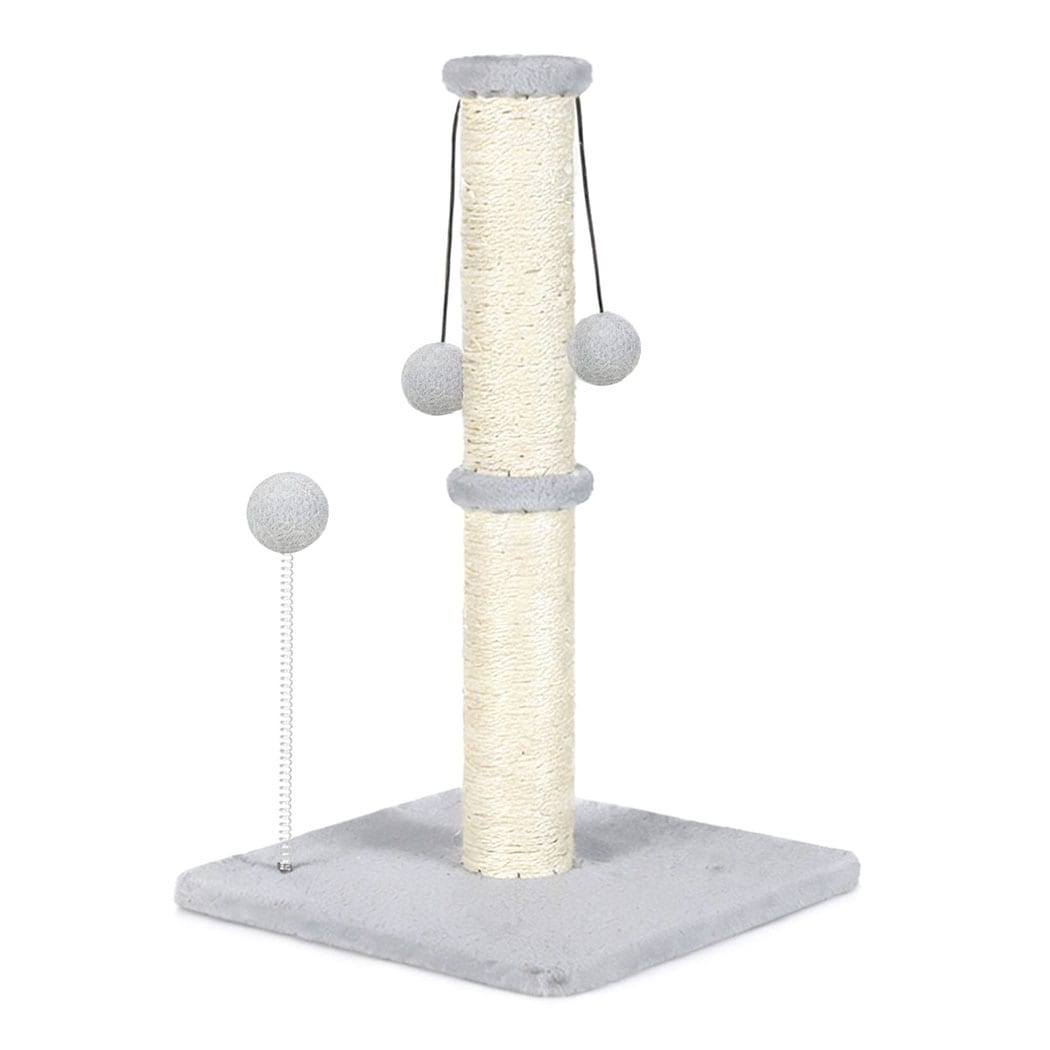Skylos 51cm Cat Scratching Post Natural Sisal Heavy Duty Base with Toy Ball