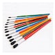 image 2 of Pack of 12 Assorted Size Wooden Handle Wool Hair Artist Paint Brushes