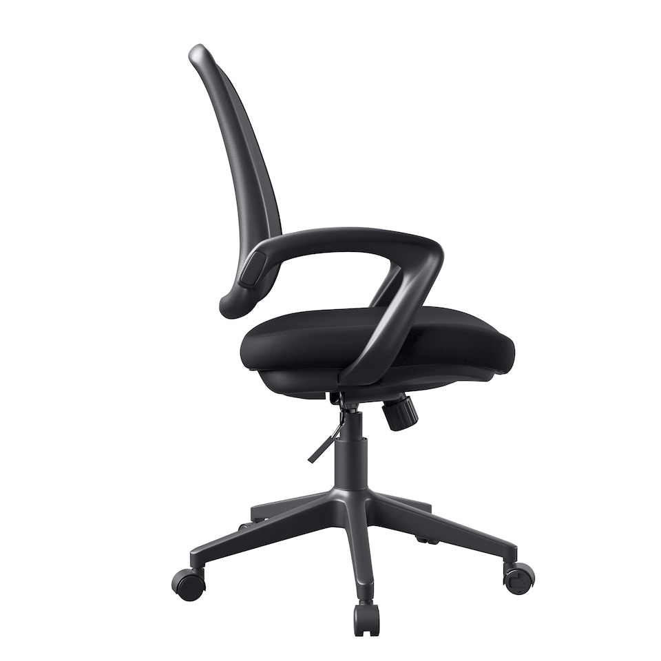 image 1 of Marvin Office Chair in Black Fabric