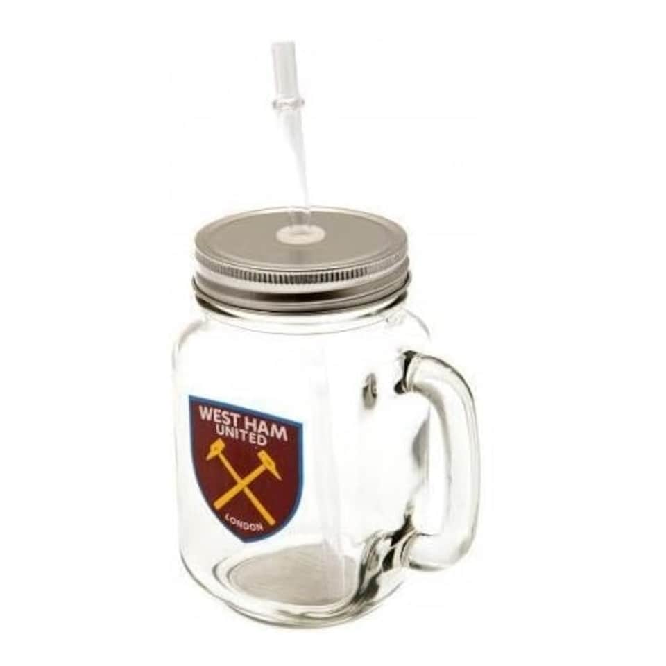image 1 of West Ham FC Mason Jar Clear