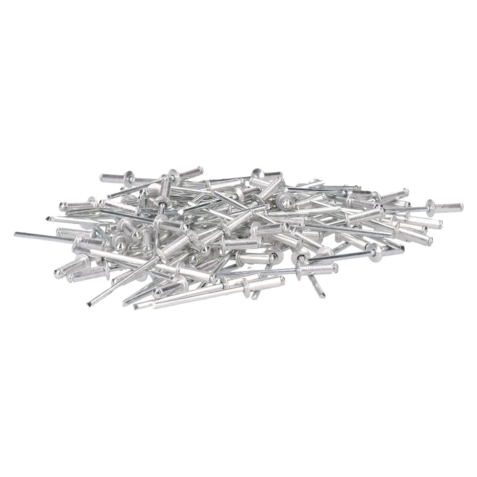 100 Metric Aluminium Blind Pop Pot Rivets Set Fastener Fastening 3.2mm ...