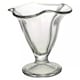 image 5 of Clear Glass Flower Shaped Dessert Bowls | Clear | 6