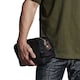 image 3 of Quadra Heritage Leather Trim Toiletry Bag - Black - One Size