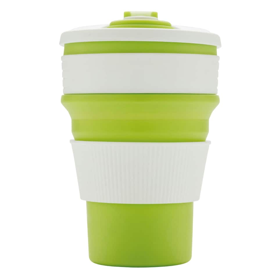 image 1 of XD Collection Foldable Silicone Cup - Green - One Size