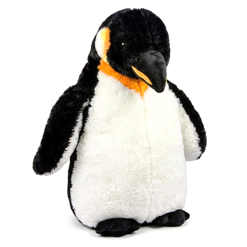 image 1 of The Magic Toy Shop Giant Penguin Soft Plush Toy 60cm Standing Emperor Animal