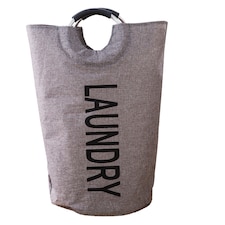 43L Collapsible Laundry Basket, Laundry Hamper with Handles