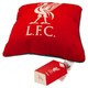 image 2 of Liverpool FC YNWA Crest Square Cushion - Red - One Size