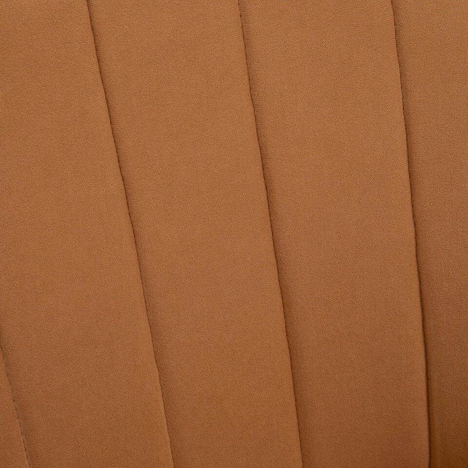 image 1 of HOMCOM Accent Chairs Velvet Armchairs for Living Room and Bedroom Light Brown
