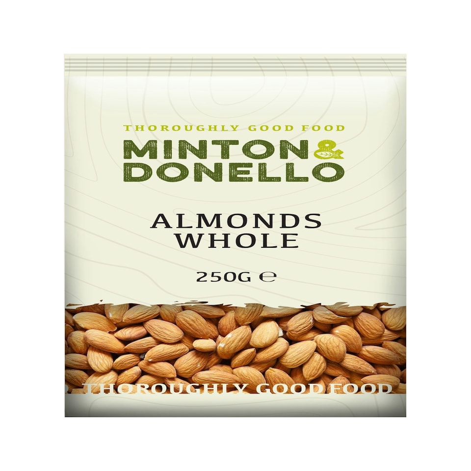 image 1 of Minton & Donello Whole Almonds 6 x 250g