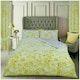image 1 of VELVETIO Bellerose Floral Printed Duvet Cover Set Rebersible Polycotton Beddings Yellow | Ochre | Single