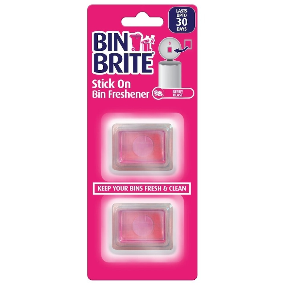 Bin Right Pack of 2 Berry Blast Stick On Freshener