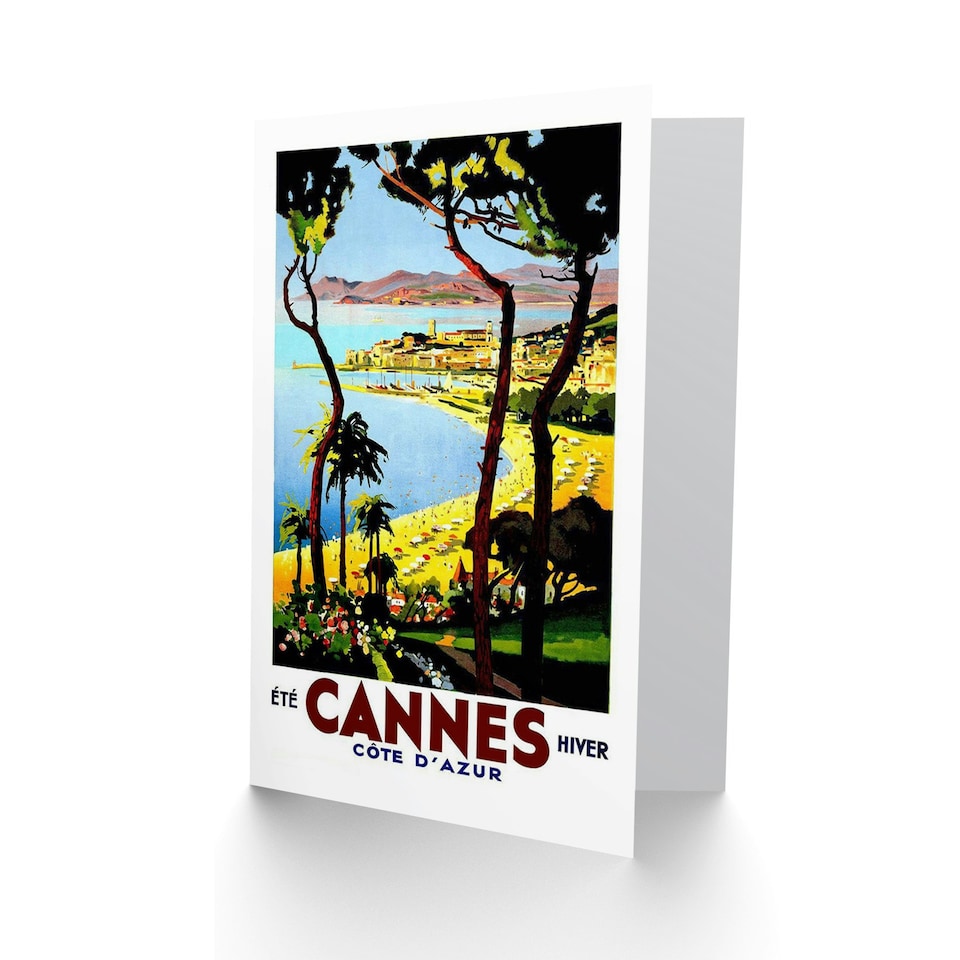 image 1 of Travel Cannes Cote D'Azur Beach Film Festival Goodbye Card