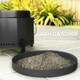 image 7 of Outsunny 37cm Smokeless Wood Burning Firepit Metal Fire Pit, Dark Grey