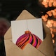 image 3 of Vibrant Bauble Pink Orange Modern Fun Xmas For Mum Christmas Card