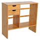 image 4 of HOMCOM Desk Organiser Desktop Bookshelf 180 Degree Rotatable 2 Drawers Bamboo