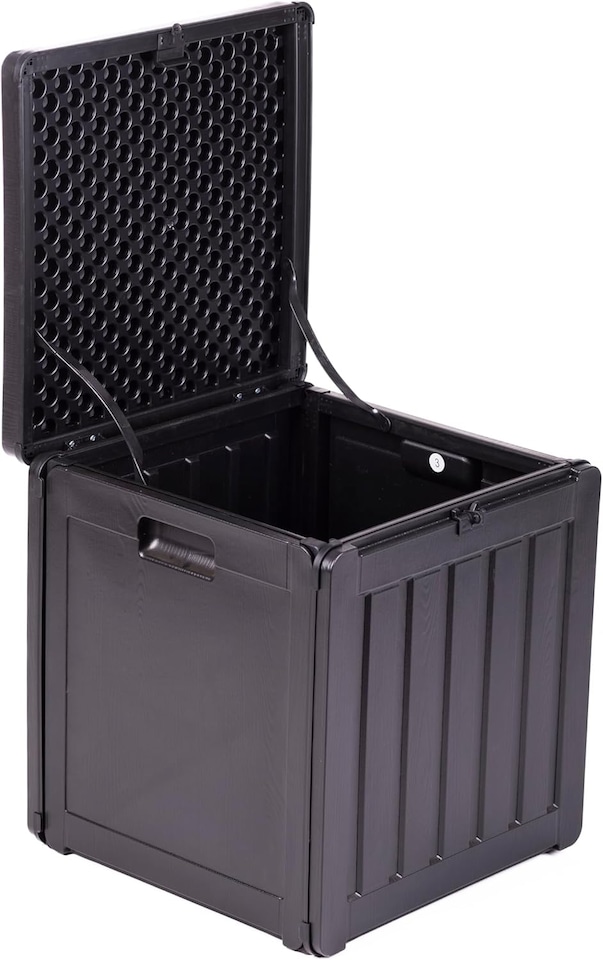 image 1 of Garden Gear Storage Box 75 Litre Capacity Cushion Deck Box Waterproof