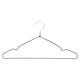 image 2 of Ashley PVC-Coated Coat Hangers - Black - Pack of 10