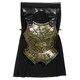 image 2 of Bristol Novelty Mens Roman Chest Plate With Cape - Black/Gold - One Size One Size