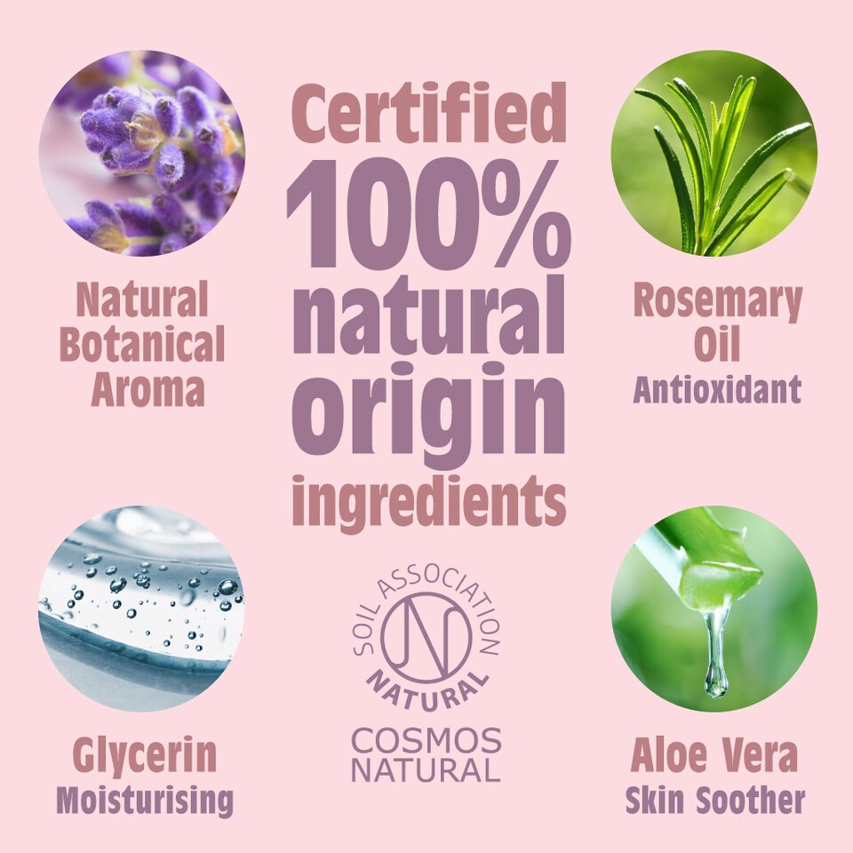 image 1 of Salt of the Earth Refillable Roll On Deodorant with Natural Ingredients Lavender & Vanilla Vegan Smart Refillable Format 75ml | Pink