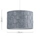 image 7 of ValueLights Monza Large Grey Felt Weave Pendant Light Shade | Grey