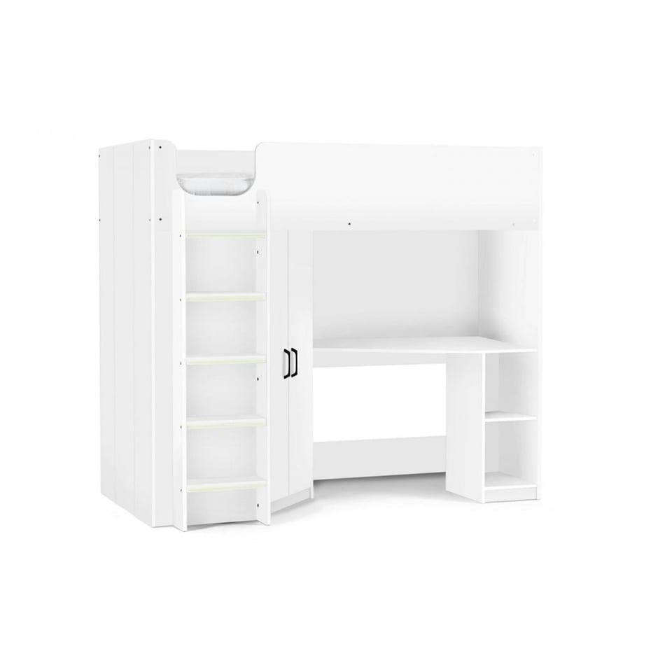 image 1 of All White Highsleeper - Single 3ft (90cm)