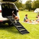 image 2 of PawHut Foldable Dog Ramp for Car, Non-Slip Dog Stairs for SUVs Truck, Black