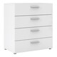 image 1 of Pepe Chest of 4 Drawers in White