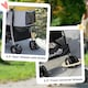 image 6 of PawHut 3 In 1 Pet Stroller, Detachable Dog Cat Travel Carriage - Yellow