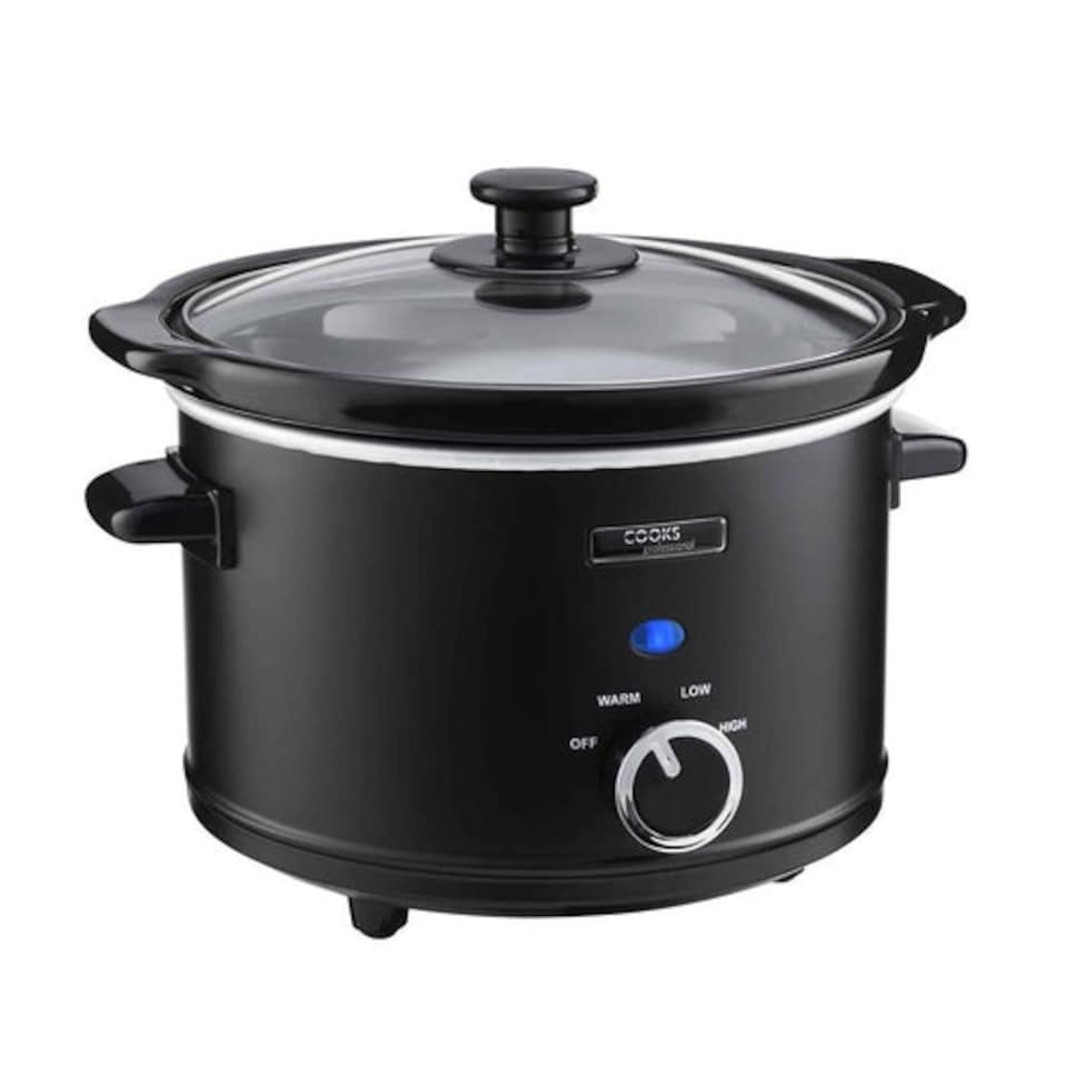 image 1 of Cooks Professional 2.5L Slow Cooker with Lid & Removable Bowl & 3 Heat Settings
