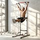 image 8 of HOMCOM Power Tower Station Pull Up Bar w/Adjustable Height for Home Gym Workout