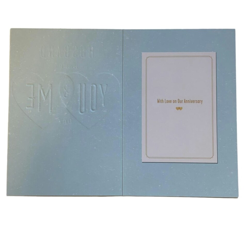 image 1 of Husband You and Me Happy Day Anniversary Card