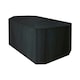 image 1 of Rectangular 4 Seater Furniture Set Protective Cover Black