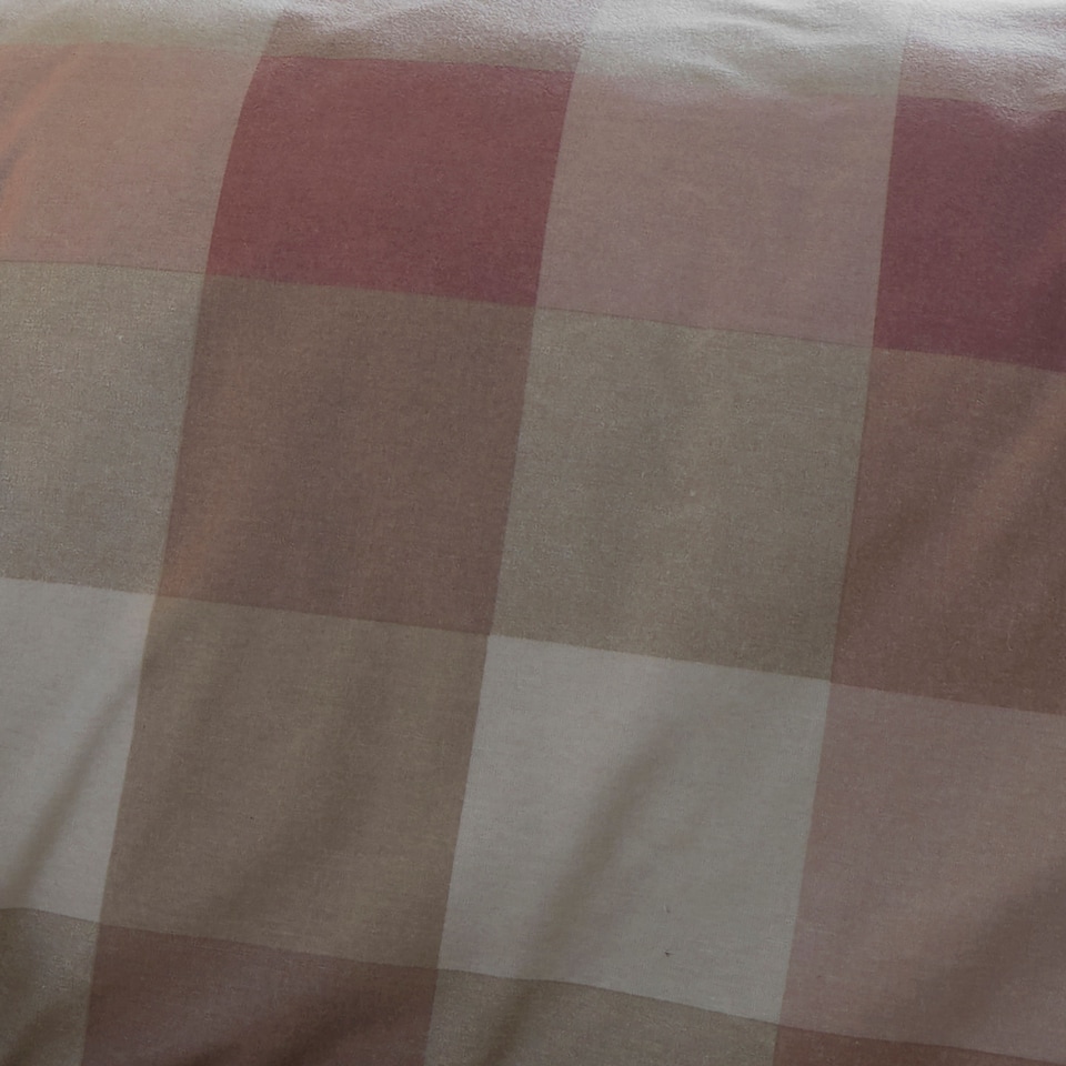 image 1 of Appletree Ashford Check Duvet Cover Set Natural