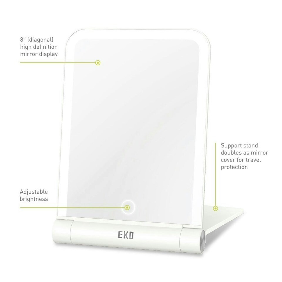 image 1 of iMira LED Travel Mirror White