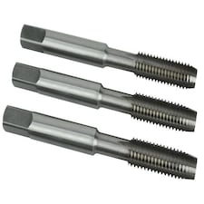 Faithfull Hss Straight Flute Tap Set M8 X 1.25, 3 Piece