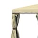 image 4 of Outsunny 3 x 3(m) Patio Gazebo Garden Shelter w/ Mosquito Netting, Light Grey