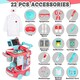 image 6 of 22PCS Educational Pretend Medical Station Doctor Trolley Role Play Set for Kids Age 3 plus