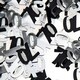 image 2 of 2 x 14g 70th Black Happy Birthday Confetti