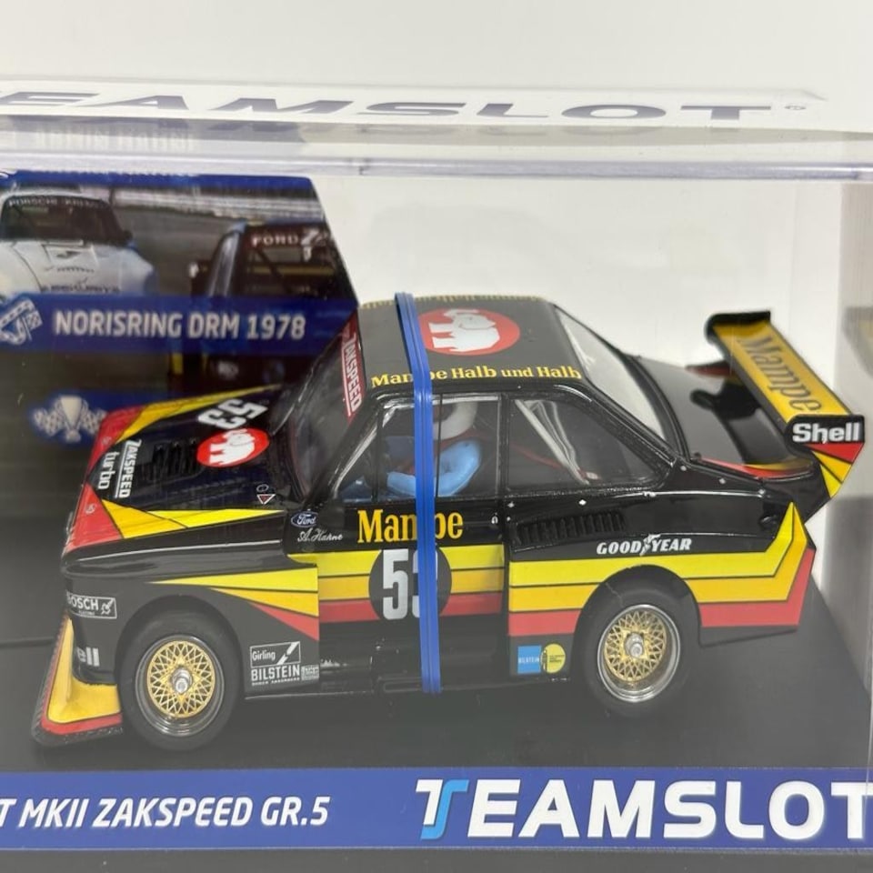 image 1 of Teamslot 13101 Ford Escort MKII Zakspeed GR 5 DRM Norisring 78 Armin Hahne 1:32