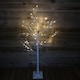 image 10 of 1.5m (5ft) Indoor Outdoor Christmas Lit Birch Tree with 64 Warm White LEDs