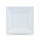 image 3 of Set of reusable plates Algon Squared Plastic 18 x 18 x 2 cm (36 Units) N/A