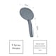 image 2 of Showerdrape Vito Chrome 5-Spray Pattern Shower Head | Silver | 1